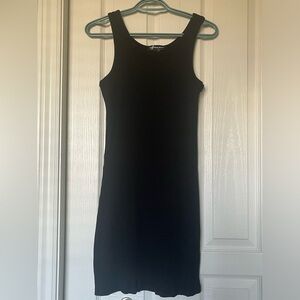 NWOT fitted black dress